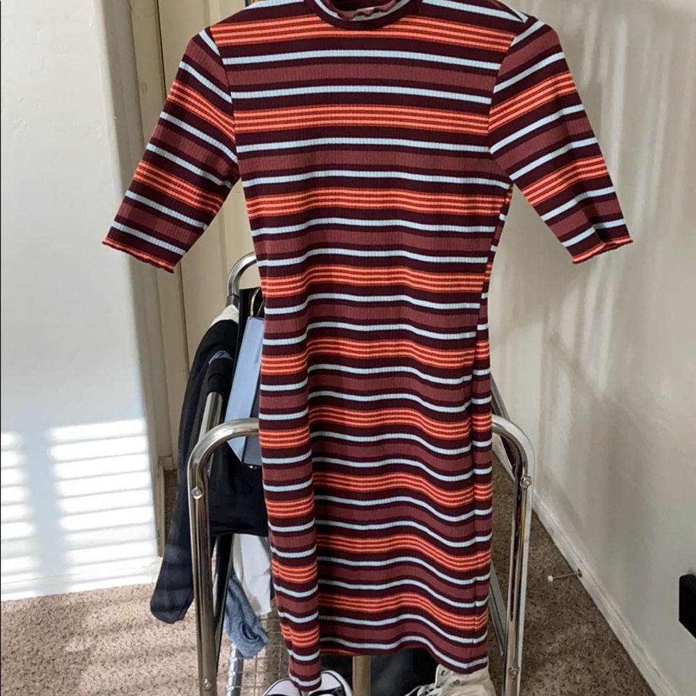 Mock Turtle Neck Dress